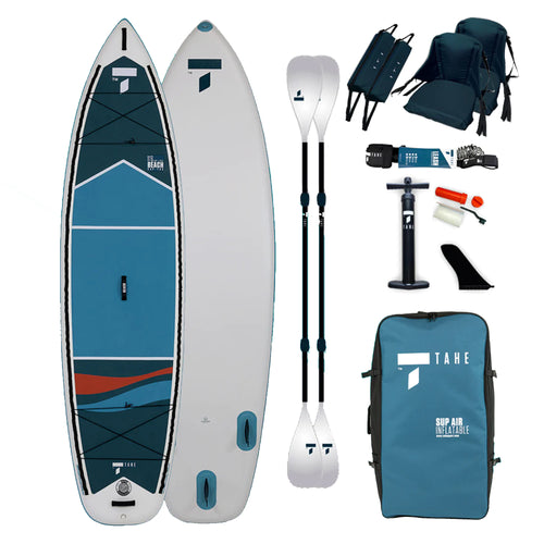 Tahe 11 ft 6 Beach Kayak Pack - Inflatable Paddle Board Package