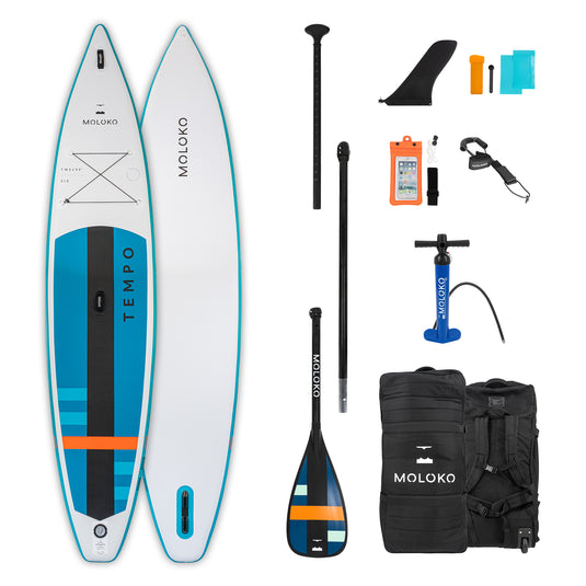 Moloko 12 ft 6 Tempo - Inflatable SUP Package - 2022