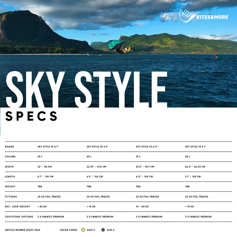 Load image into Gallery viewer, Fanatic Sky Style TE Foil Board
